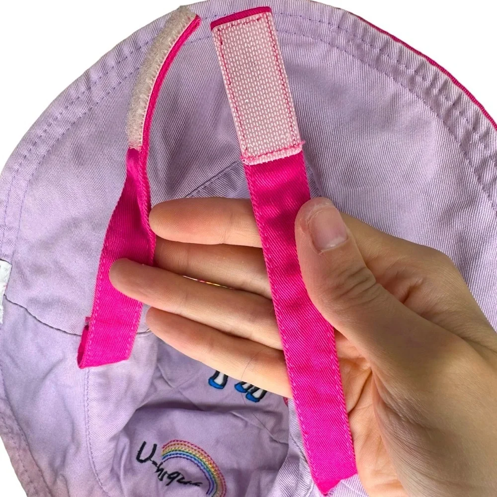 FlapJackKids Kids' Sunhat - Fairy / Unicorn Sparkle - Reversible - Size Medium